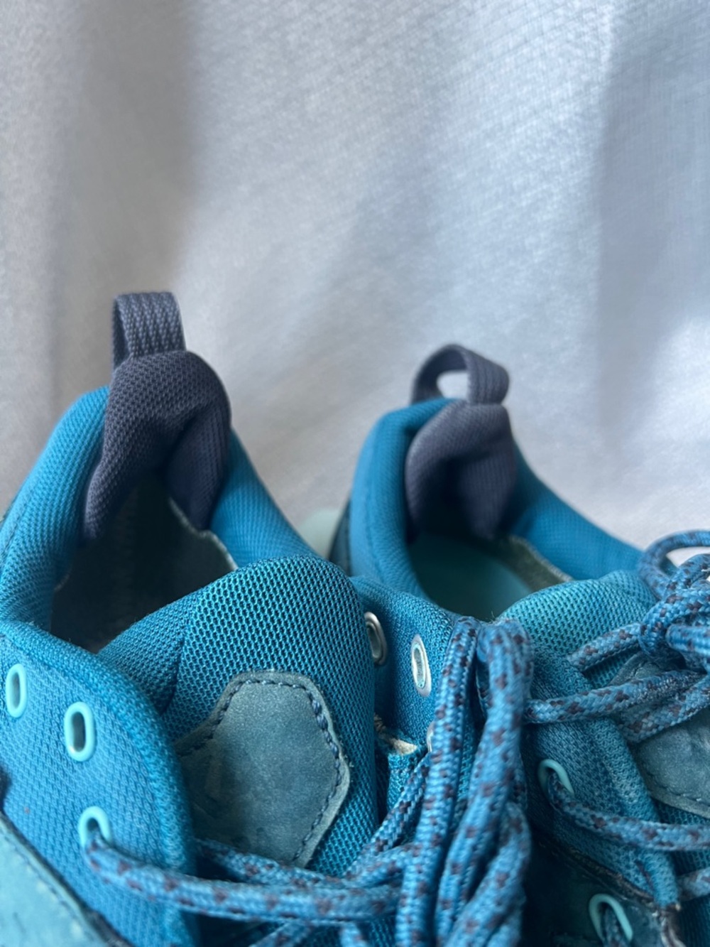 Hoka Teal and Light Aqua Trail Shoe - Picture 8 of 16